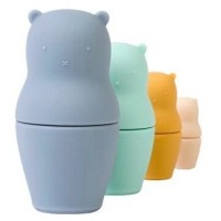 SARO BABY Didaktická silikonová Matrjoška