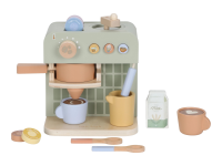 LITTLE DUTCH Kávovar na kapsle dřevěný