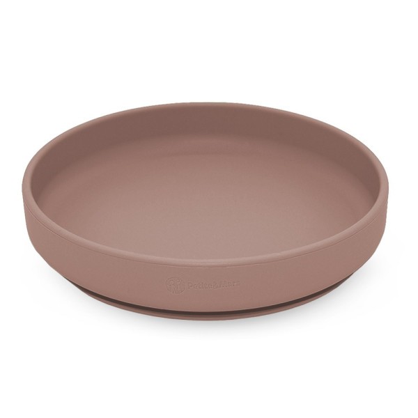 PETITE&MARS Talíř silikonový s přísavkou TAKE&MATCH 6m+ - Velvet Latte 6m+