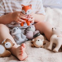 TIKIRI Forest - kaučukové zvířátko do koupele a jako kousátko