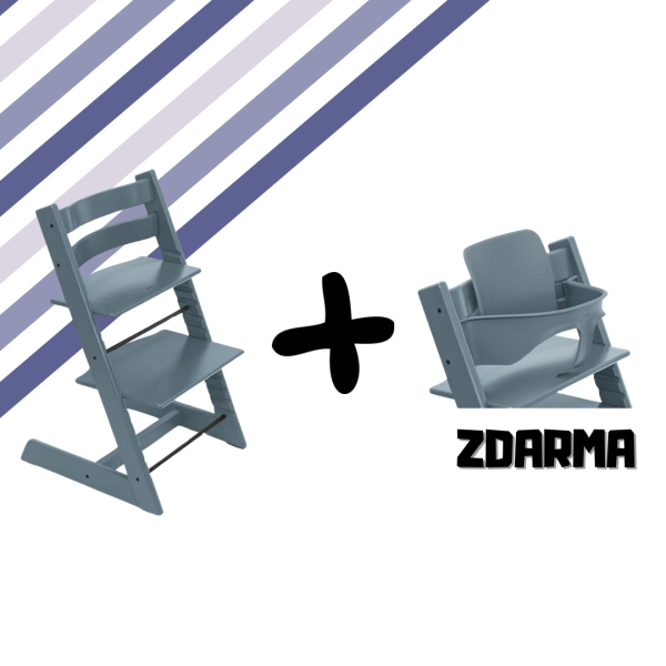 STOKKE Židlička Trip Trapp + baby set zdarma