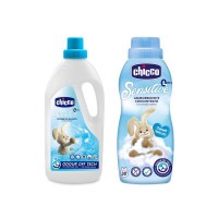 CHICCO Prostředek prací dětský Sensitive 1,5 l + Aviváž konc. 750 ml