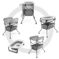 KINDERKRAFT Stolek přebalovací s vaničkou Bubbly