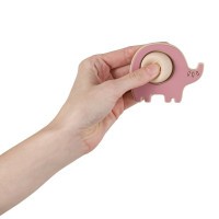 PETITE&MARS Hračka silikonová Elephant Edwin 6m+