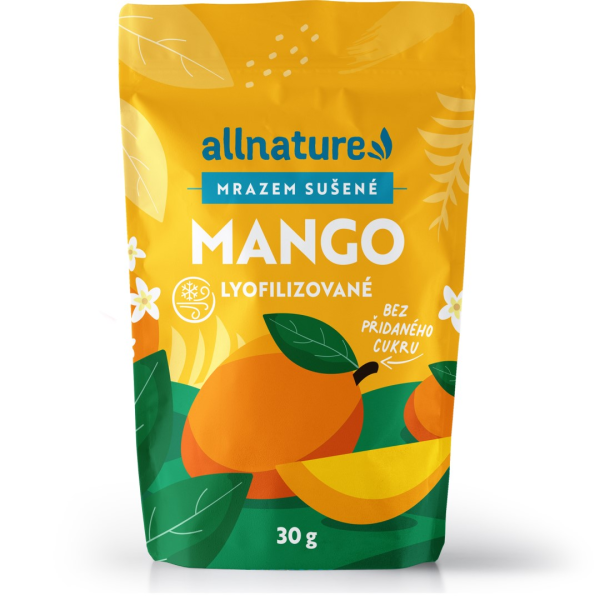 ALLNATURE Mango sušené mrazem 30 g - 30 g