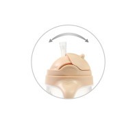 BABYONO Hrnek učicí s brčkem 6m+