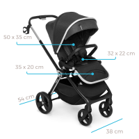 KIDNORT Sportovní kočárek Isbjörn