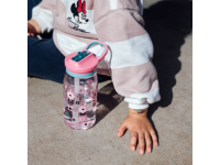 QUOKKA Plastová láhev s pítkem Glow Kids Cars 580 ml