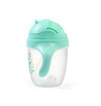 BABYONO Hrnek učicí s brčkem 6m+