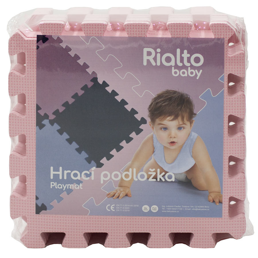 RIALTO BABY Hrací podložka puzzle 90x90 cm