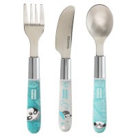 CANPOL BABIES Příbor kovový EXOTIC ANIMALS 3ks