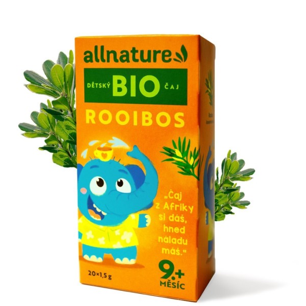 Allnature BIO Dětský čaj Rooibos 20x1,5 g