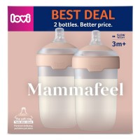 LOVI Set lahví MAMMAFEEL 250ml 2ks