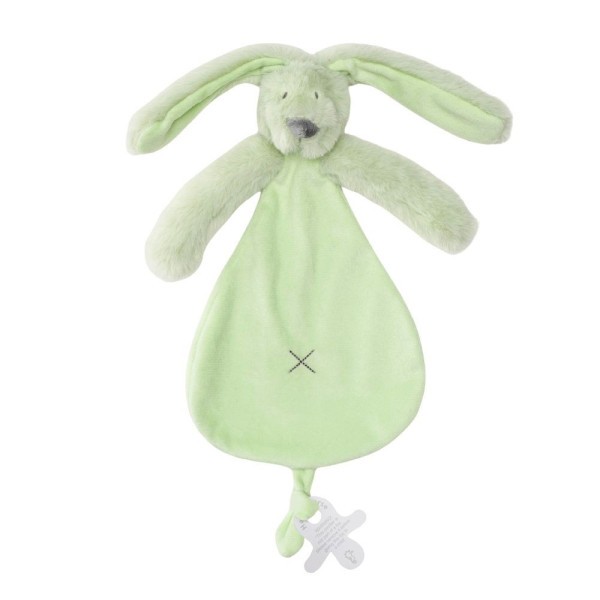 HAPPY HORSE Přítulka králíček Richie recyklovaný - velikost: 25 cm -  pistáciová