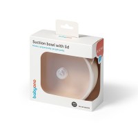 BABYONO Miska silikonová s přísavkou a víčkem 6m+