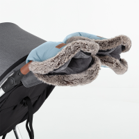 PETITE&MARS Set zimní fusak Arctic 4v1 + rukavice na kočárek Furry