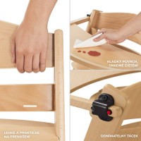 KINDERKRAFT Židlička jídelní Enock