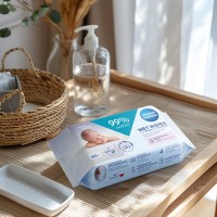 CANPOL BABIES Dětské vlhčené ubrousky 99% vody 60ks