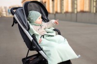 Emitex Bavlněná čepice s nákrčníkem olivová dvouvrstvá