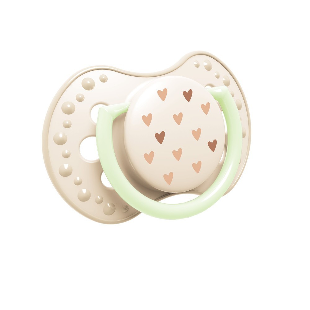 LOVI Dudlík svítící silikonový dynamický TEDDY LOVE  18m+ 2ks