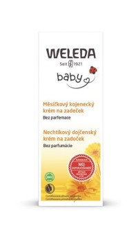 WELEDA Měsíčkový kojenecký krém na zadeček bez parfemace, 75 ml