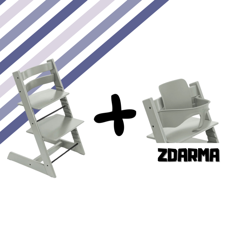 STOKKE Židlička Trip Trapp + baby set zdarma