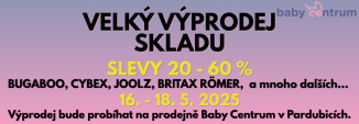 Velký výprodej skladu – Slevy 20–60 %