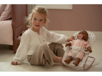 LITTLE DUTCH Houpací lehátko pro panenky Soft Flowers