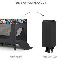 KINDERKRAFT Postýlka cestovní Joy 2