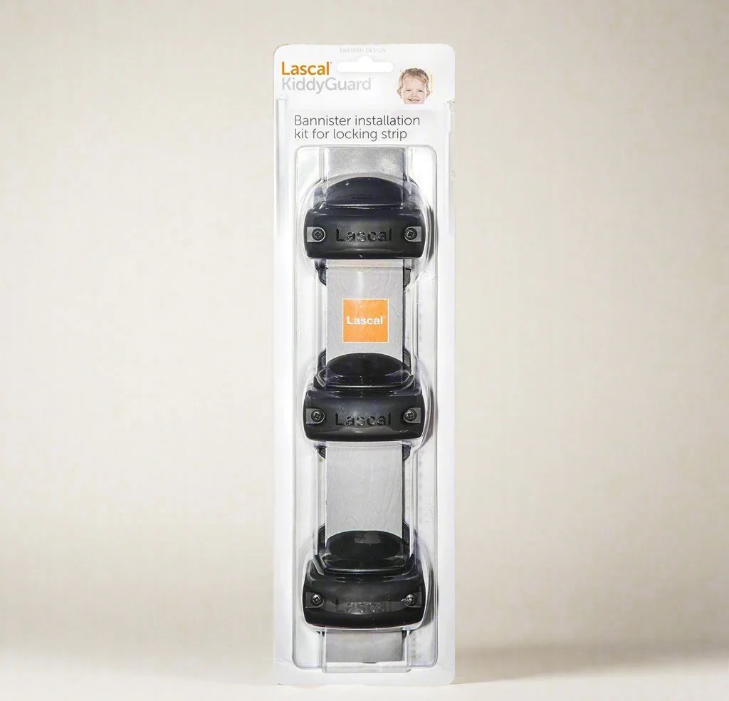 LASCAL KiddyGuard® Sada úchytů k zábradlí - záchyt.lišta k Avant / Accent - Black