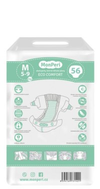 MonPeri Jednorázové dětské plenky ECO comfort M