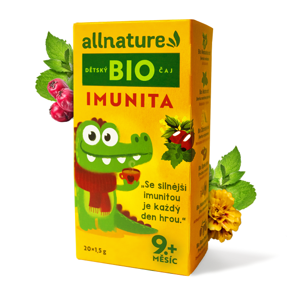 ALLNATURE BIO Dětský čaj Imunita 20x1,5 g