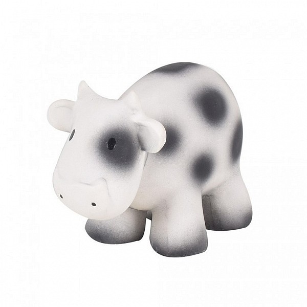 Tikiri Farm chrastítko a kousátko z kaučuku - Kravička