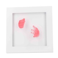 DOOKY Crystal Memories DeLuxe 3D Frame Handprint & Footprint