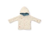 LITTLE DUTCH Kabátek oboustranný Stone Blue