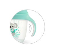 BABYONO Hrnek učicí s brčkem 6m+