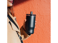 QUOKKA Nerezový termohrnek s brčkem Mist 720 ml