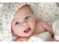 LITTLE DUTCH Osuška s kapucí 75x75 cm