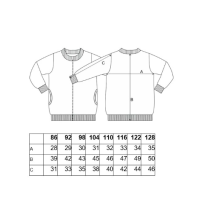 LITTLE ANGEL Mikina hřejivá rozepínací