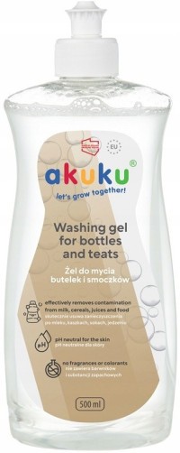 AKUKU Čisticí gel na lahve a savičky 500 ml
