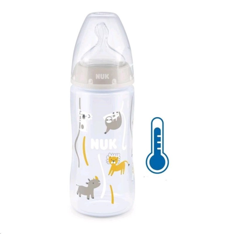 NUK Kojenecká láhev FC+Temperature Control 300 ml BOX-Flow Control savička