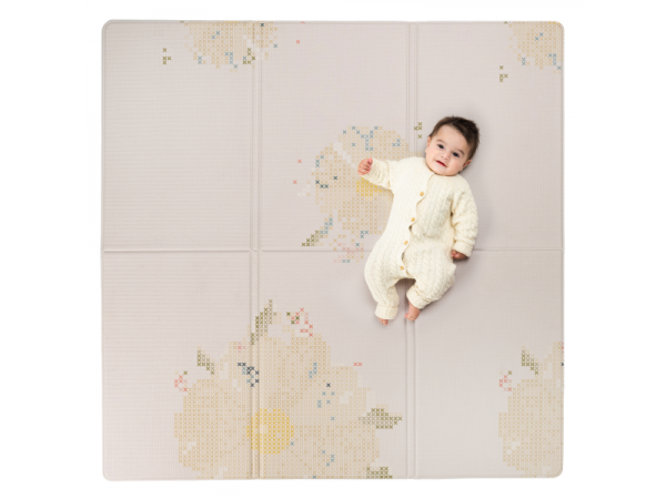 TAF TOYS Hrací deka pěnová 140x140 cm - Bloom
