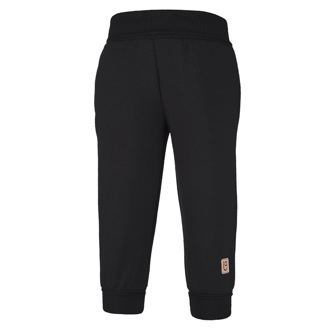 LITTLE ANGEL Tepláky hřejivé - černá