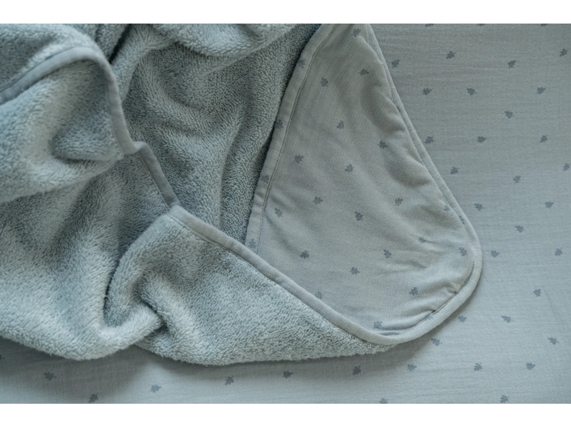 LITTLE DUTCH Osuška s kapucí 100x100 cm Pure