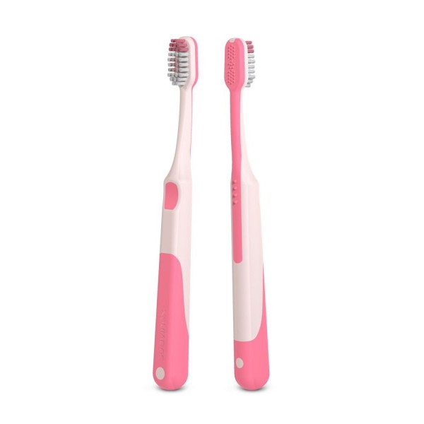 SUAVINEX Dětský kartáček na zoubky JUNIOR +6 let - růžový