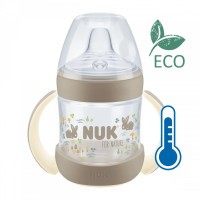 NUK for Nature lahvička na učení s kontrolou teploty 6-18m