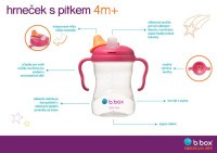 b.box Hrneček s pítkem 4m+ 240 ml