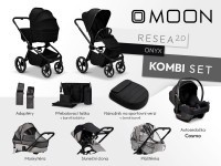 MOON Resea 2.0 Kombi set Kombinovaný kočárek + autosedačka