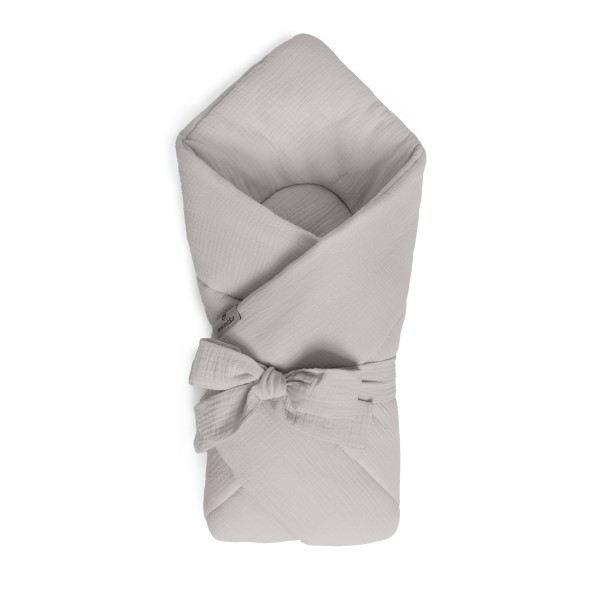 MACESHKA Mušelínová prošitá zavinovačka na zavazování - Natural