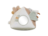 LITTLE DUTCH Polštářek trojhranný s aktivitami Newborn Naturals